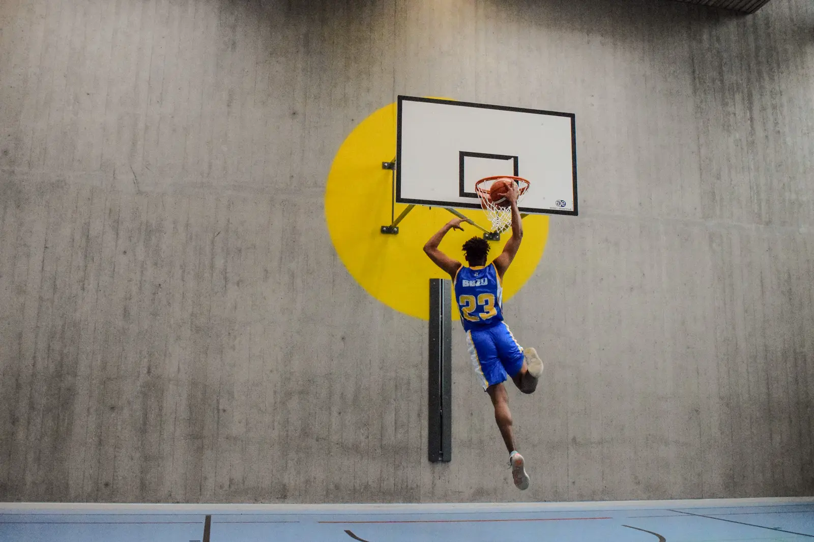BBZU Spieler beim Dunk